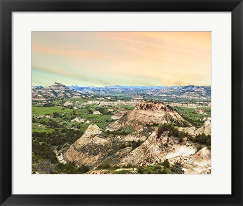 Framed Badlands V Print