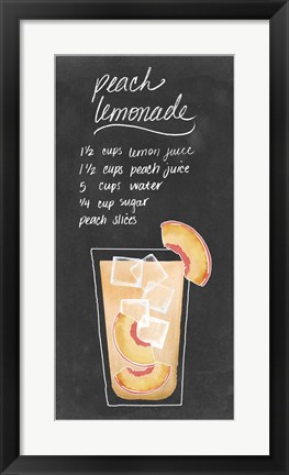 Framed Summer Drinks VI Print