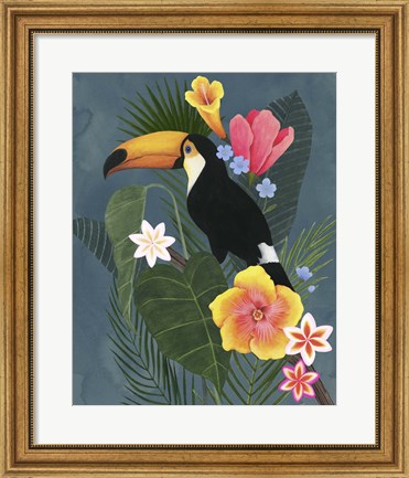 Framed Tropical Wilderness II Print