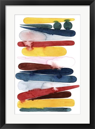 Framed Rainbow Strata II Print