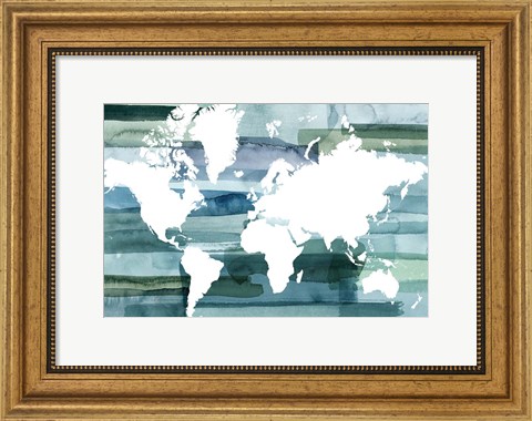 Framed All Oceans Print