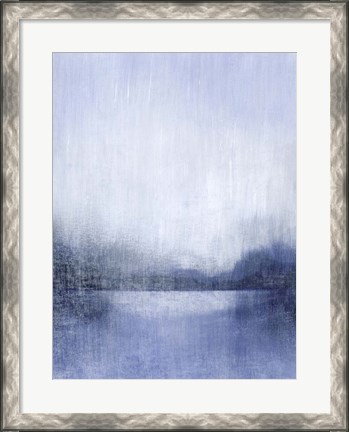 Framed Deep Blue Mist I Print
