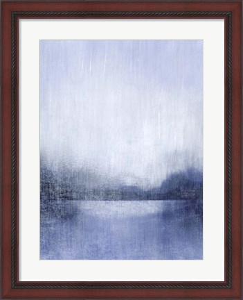Framed Deep Blue Mist I Print