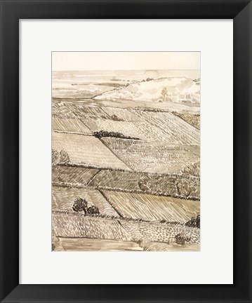 Framed Arable Land III Print