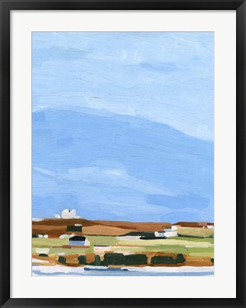 Framed Color Field Landscape II Print