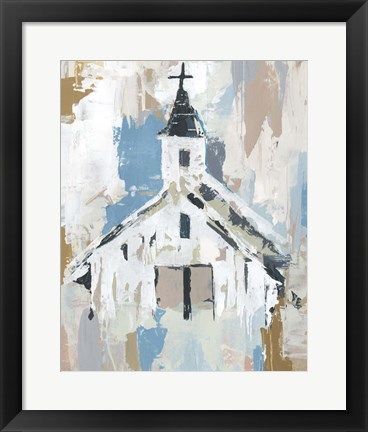 Framed Sunday Chapel I Print