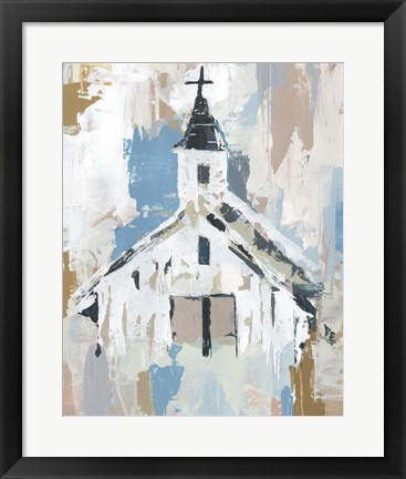 Framed Sunday Chapel I Print