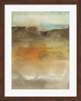 Framed Sky &amp; Desert I Print