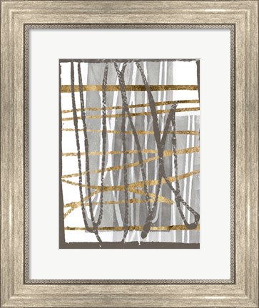 Framed Golden Thread I Print