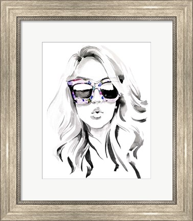 Framed Look into the Sun(Glasses) I Print