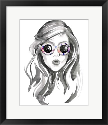 Framed Look into the Sun(Glasses) II Print