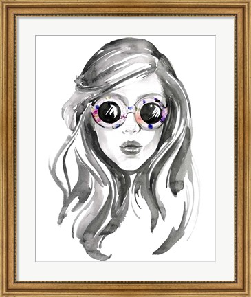 Framed Look into the Sun(Glasses) II Print