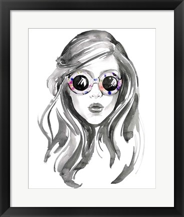 Framed Look into the Sun(Glasses) II Print