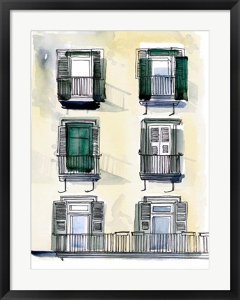Framed On the Sunny Side of the Street II Print