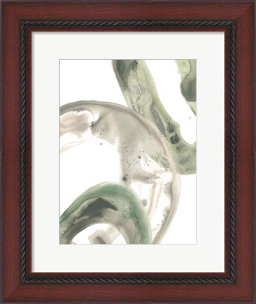 Framed Concentric Lichen I Print