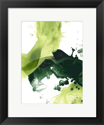 Framed Emerald Swath II Print