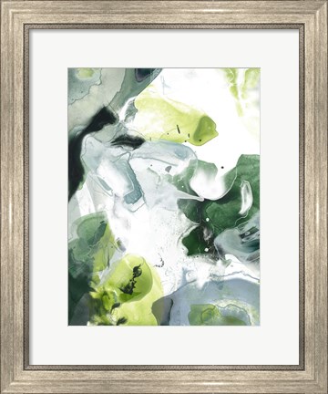 Framed Jungle Marble I Print