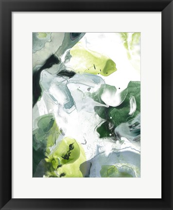 Framed Jungle Marble I Print