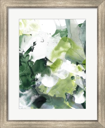 Framed Jungle Marble II Print