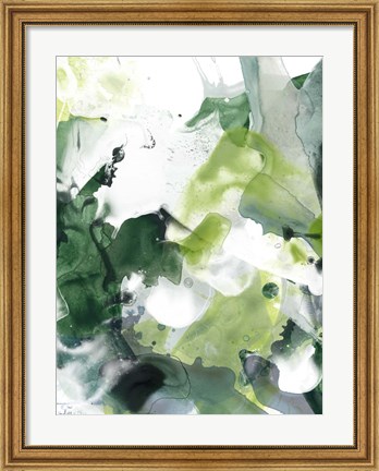 Framed Jungle Marble II Print