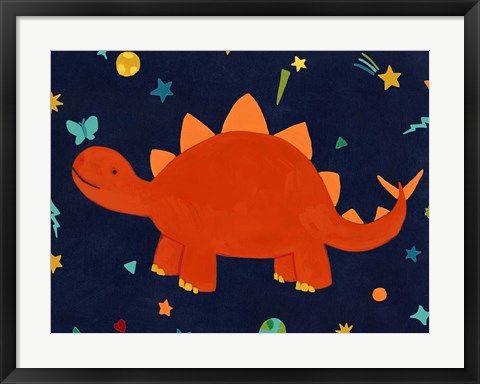 Framed Starry Dinos VI Print