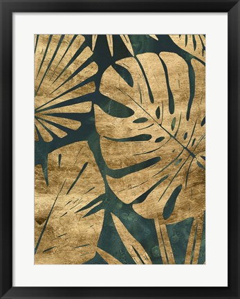 Framed Emerald Jungle III Print