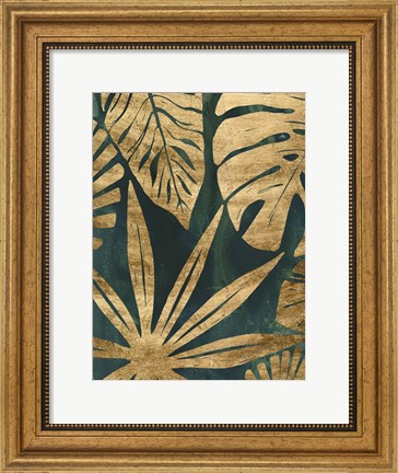Framed Emerald Jungle IV Print