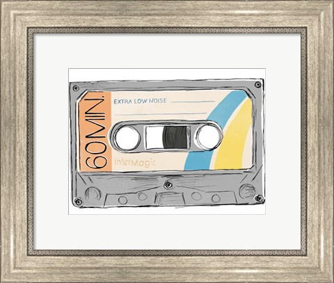 Framed Mix Tape IV Print