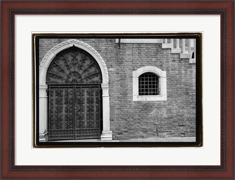 Framed Venice Facade II Print