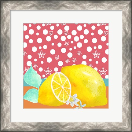 Framed Lemon Inspiration I Print