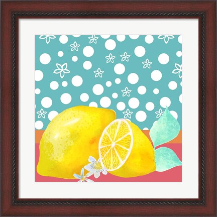 Framed Lemon Inspiration II Print