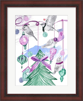 Framed December Tree I Print