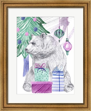 Framed December Tree IV Print