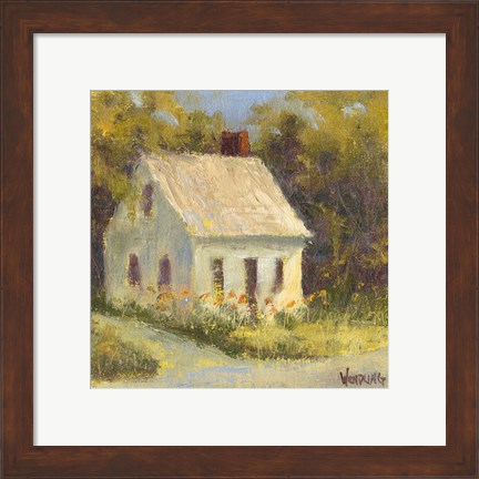 Framed Sweet Cottage I Print