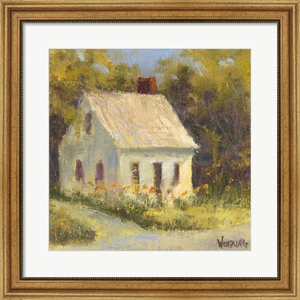 Framed Sweet Cottage I Print