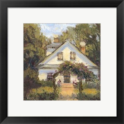 Framed Sweet Cottage II Print