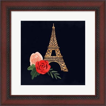 Framed Oui Oui Glam II Print