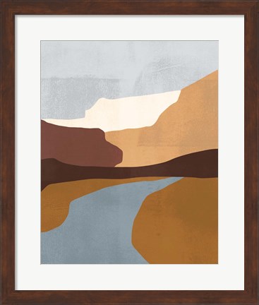 Framed Sedona Colorblock IV Print