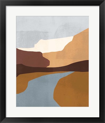 Framed Sedona Colorblock IV Print