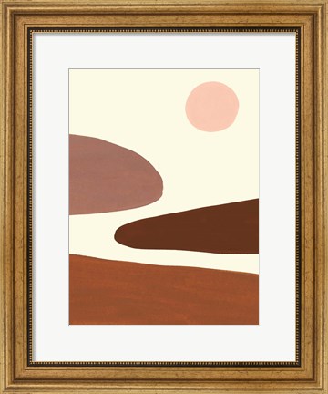Framed Simple Scape II Print