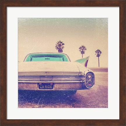 Framed Vintage Ride I Print