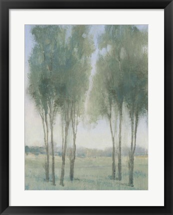 Framed Tree Grove I Print