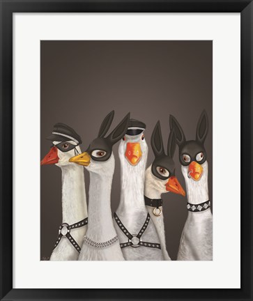 Framed Geese Guys Print