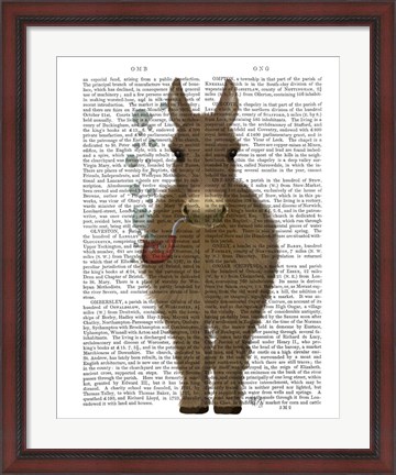 Framed Donkey Bubble Pipe, Full Book Print Print