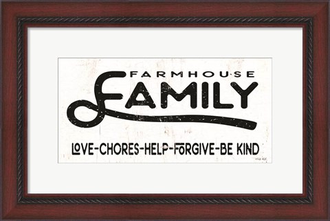 Framed Farmhouse Family Print