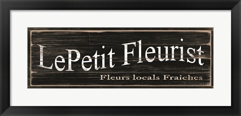 Framed LePetit Fleurist Print