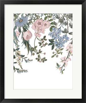 Framed Hanging Floral I Print