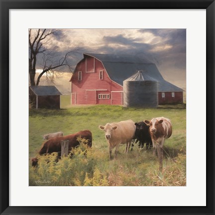 Framed Wyoming Sunset Print