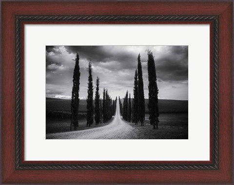 Framed Travelling in Tuscany Print
