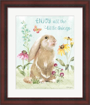 Framed Sweet Bunnies II Print